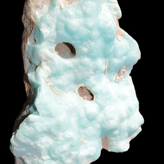 Blue Aragonite specimen 102*21*70mm 185g in sunlight - Rocks and Things Store