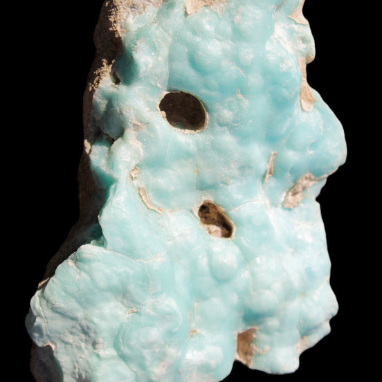 Blue Aragonite specimen 102*21*70mm 185g in sunlight - Rocks and Things Store
