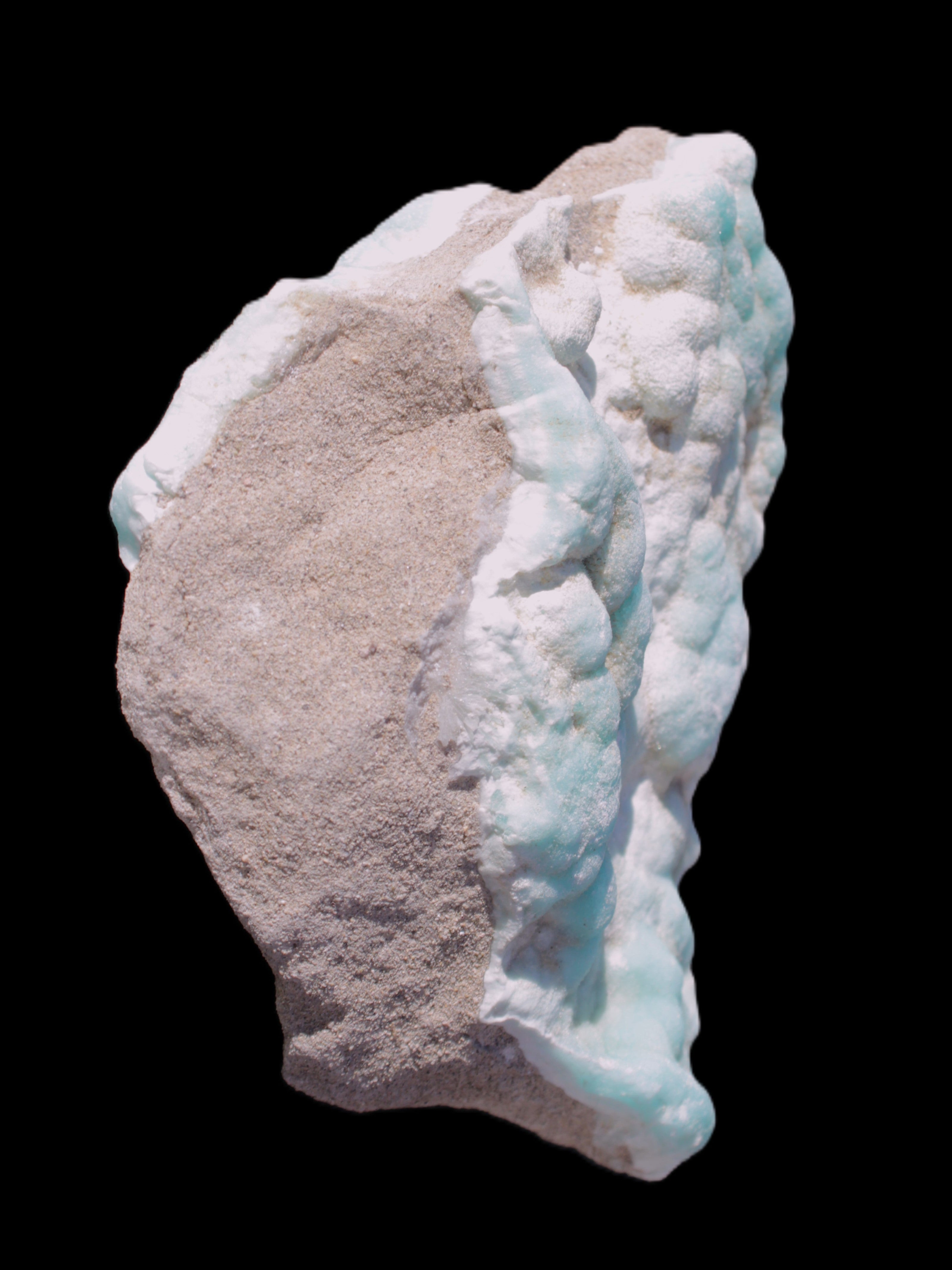 Blue Aragonite specimen 112*35*80mm 270g Rocks and Things Store