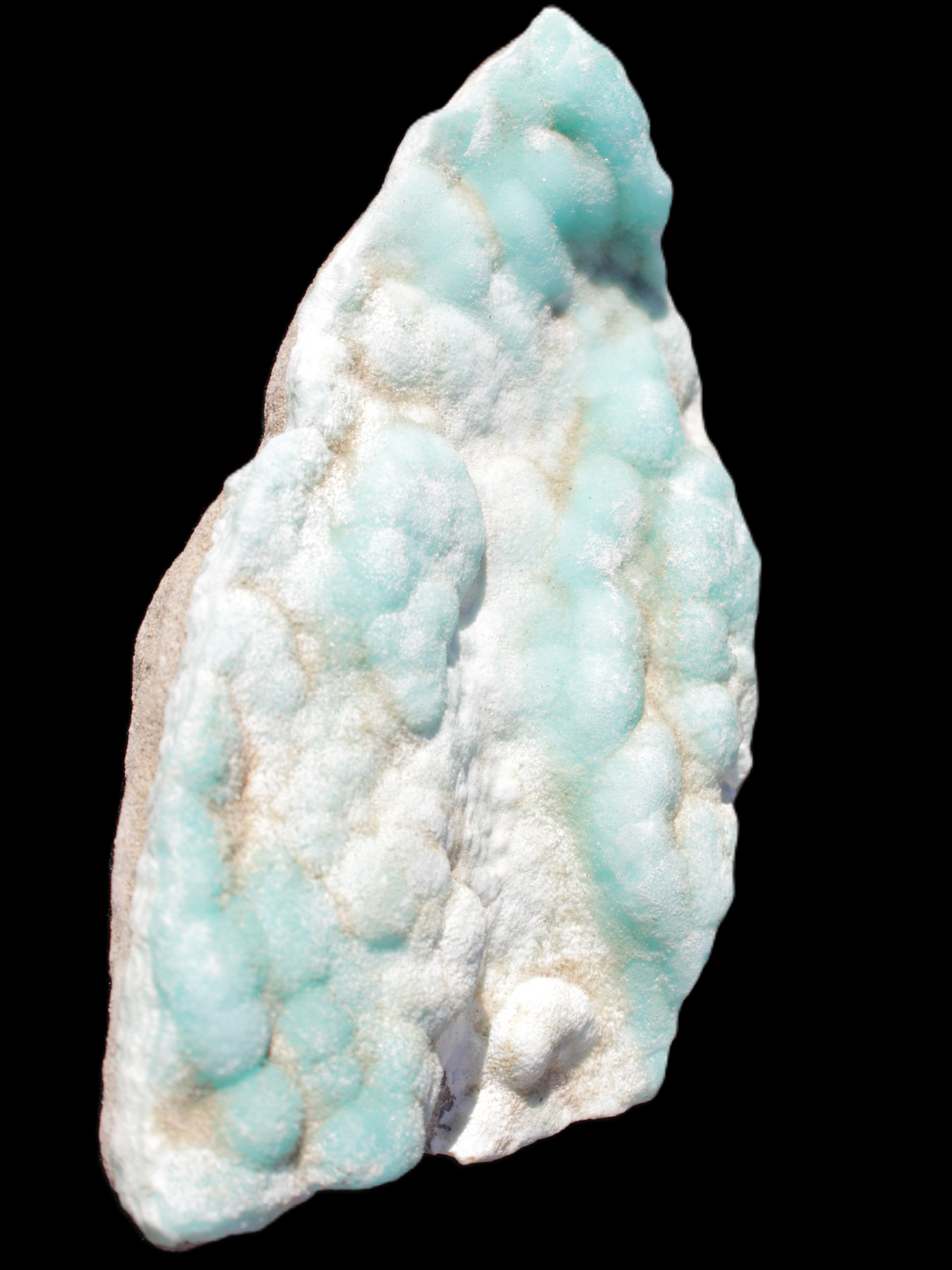 Blue Aragonite specimen 112*35*80mm 270g