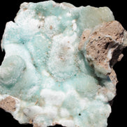 Blue Aragonite Caribbean Calcite specimen 95*55*93mm 343g Rocks and Things Store