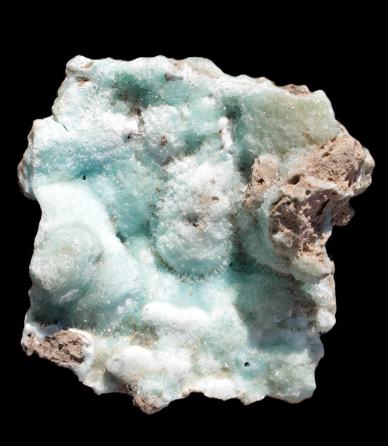 Blue Aragonite Caribbean Calcite specimen 95*55*93mm 343g Rocks and Things Store
