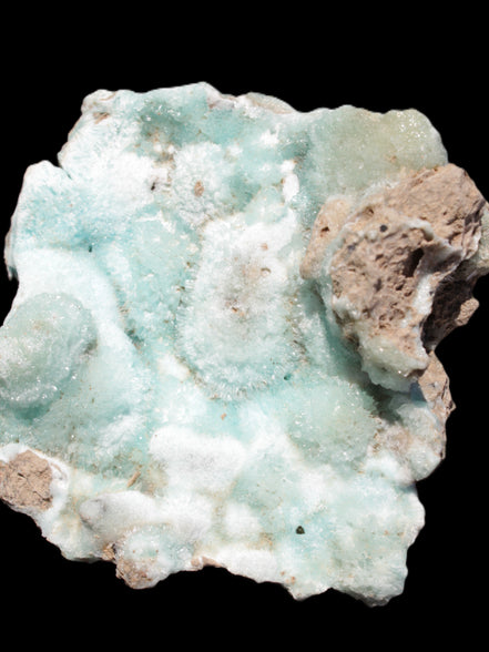 Blue Aragonite Caribbean Calcite specimen 95*55*93mm 343g Rocks and Things Store
