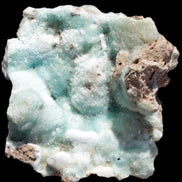 Blue Aragonite Caribbean Calcite specimen 95*55*93mm 343g Rocks and Things Store