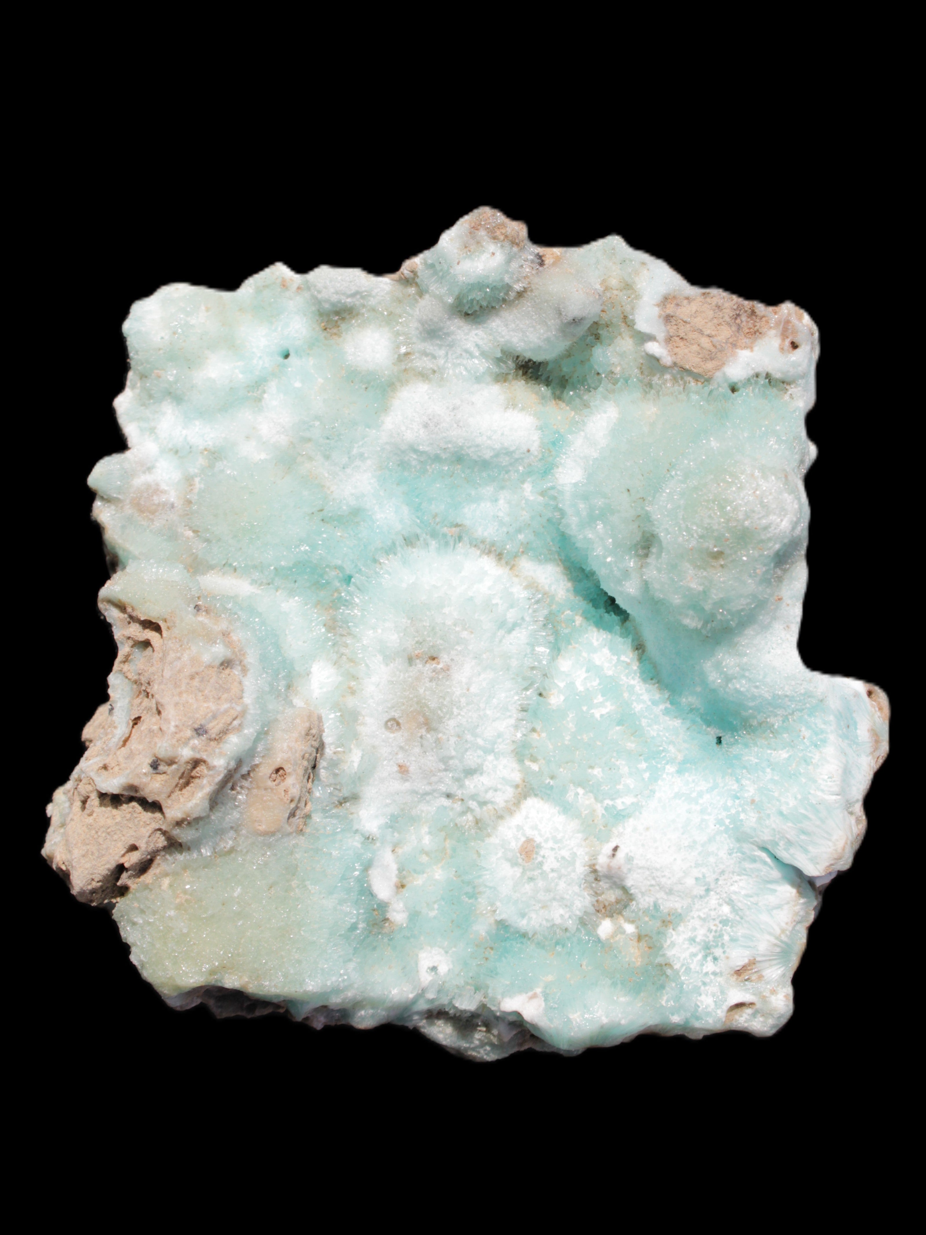 Blue Aragonite Caribbean Calcite specimen 95*55*93mm 343g Rocks and Things Store