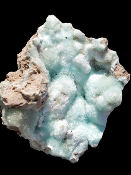 Blue Aragonite Caribbean Calcite specimen 95*55*93mm 343g Rocks and Things Store
