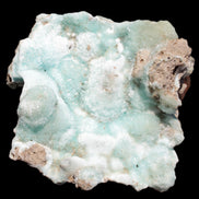 Blue Aragonite Caribbean Calcite specimen 95*55*93mm 343g Rocks and Things Store