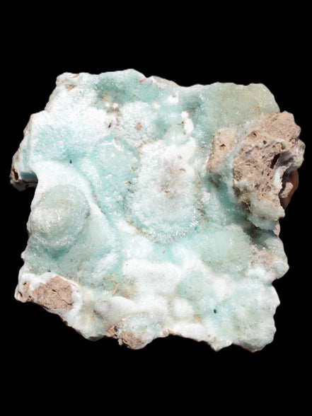 Blue Aragonite Caribbean Calcite specimen 95*55*93mm 343g Rocks and Things Store