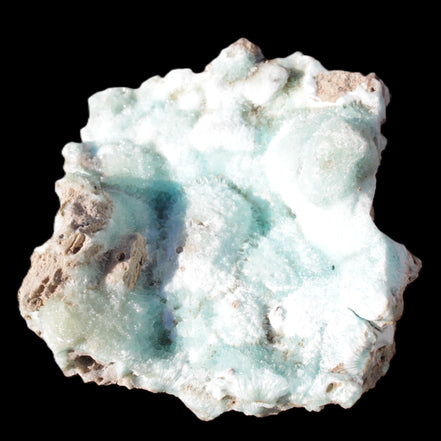 Blue Aragonite Caribbean Calcite specimen 95*55*93mm 343g Rocks and Things Store
