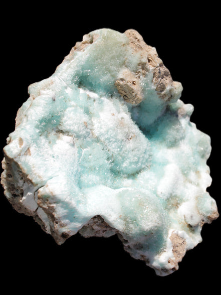 Blue Aragonite Caribbean Calcite specimen 95*55*93mm 343g Rocks and Things Store