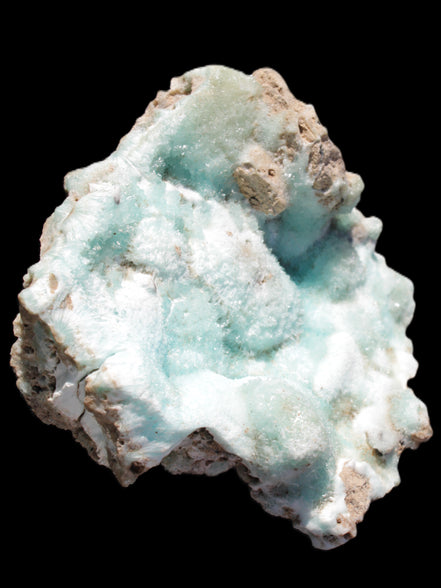 Blue Aragonite Caribbean Calcite specimen 95*55*93mm 343g Rocks and Things Store