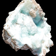 Blue Aragonite Caribbean Calcite specimen 95*55*93mm 343g in sunlight - Rocks and Things Store