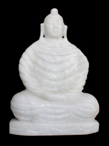 Fabulous White Jade Buddha 215*307mm 6400g Rocks and Things Store