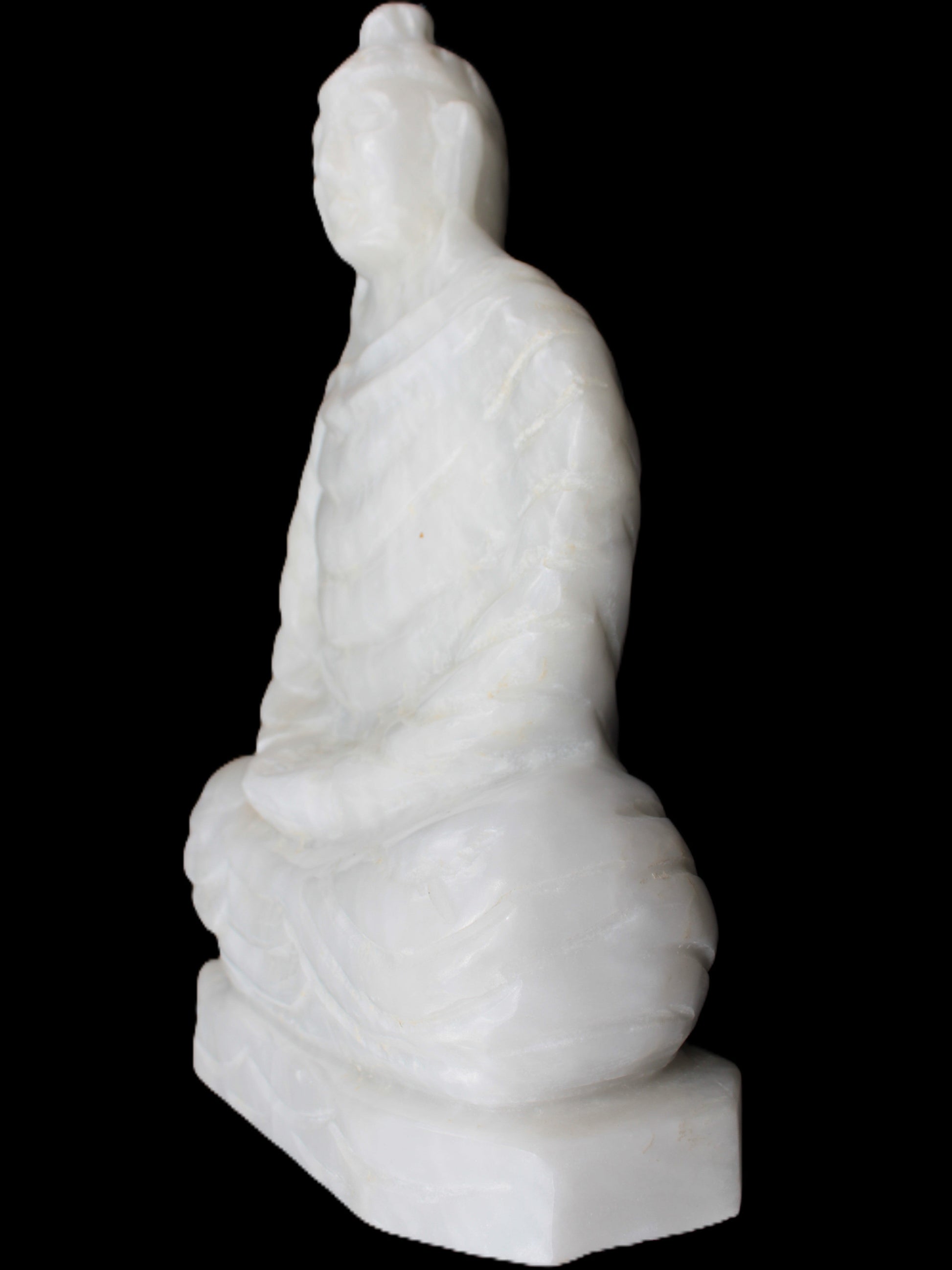 Fabulous White Jade Buddha 215*307mm 6400g Rocks and Things Store