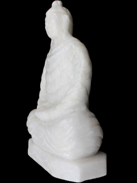 Fabulous White Jade Buddha 215*307mm 6400g Rocks and Things Store