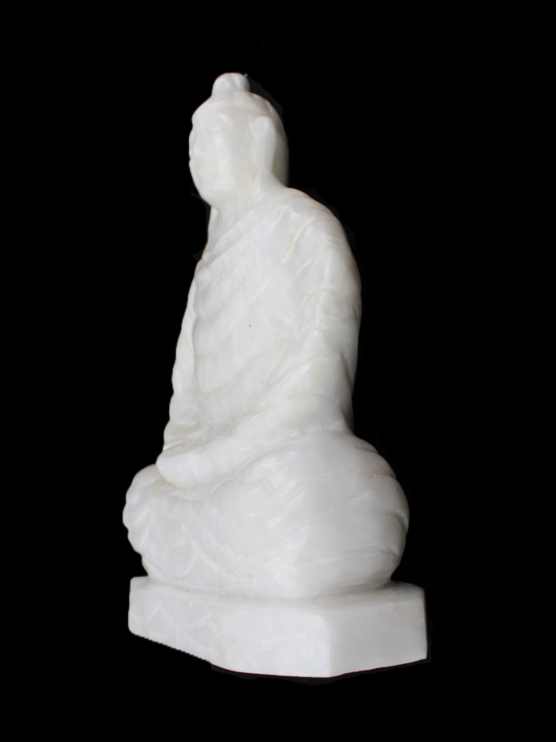 Fabulous White Jade Buddha 215*307mm 6400g Rocks and Things Store
