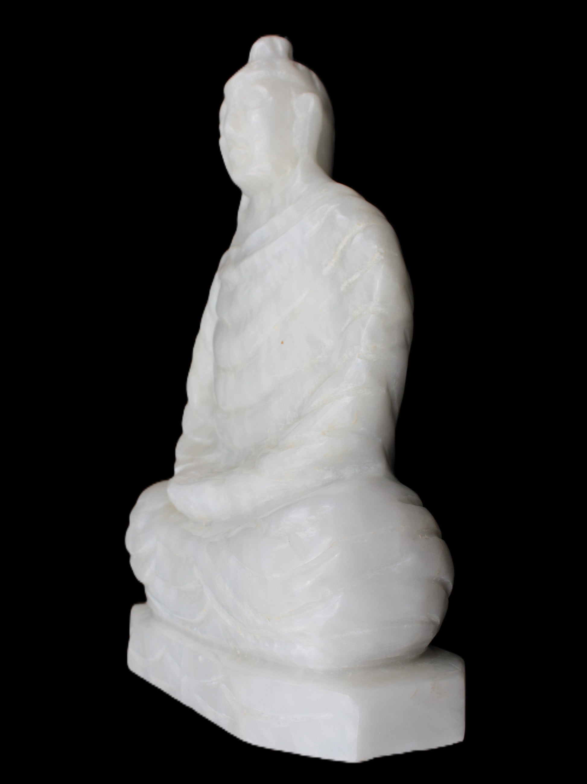 Fabulous White Jade Buddha 215*307mm 6400g Rocks and Things Store