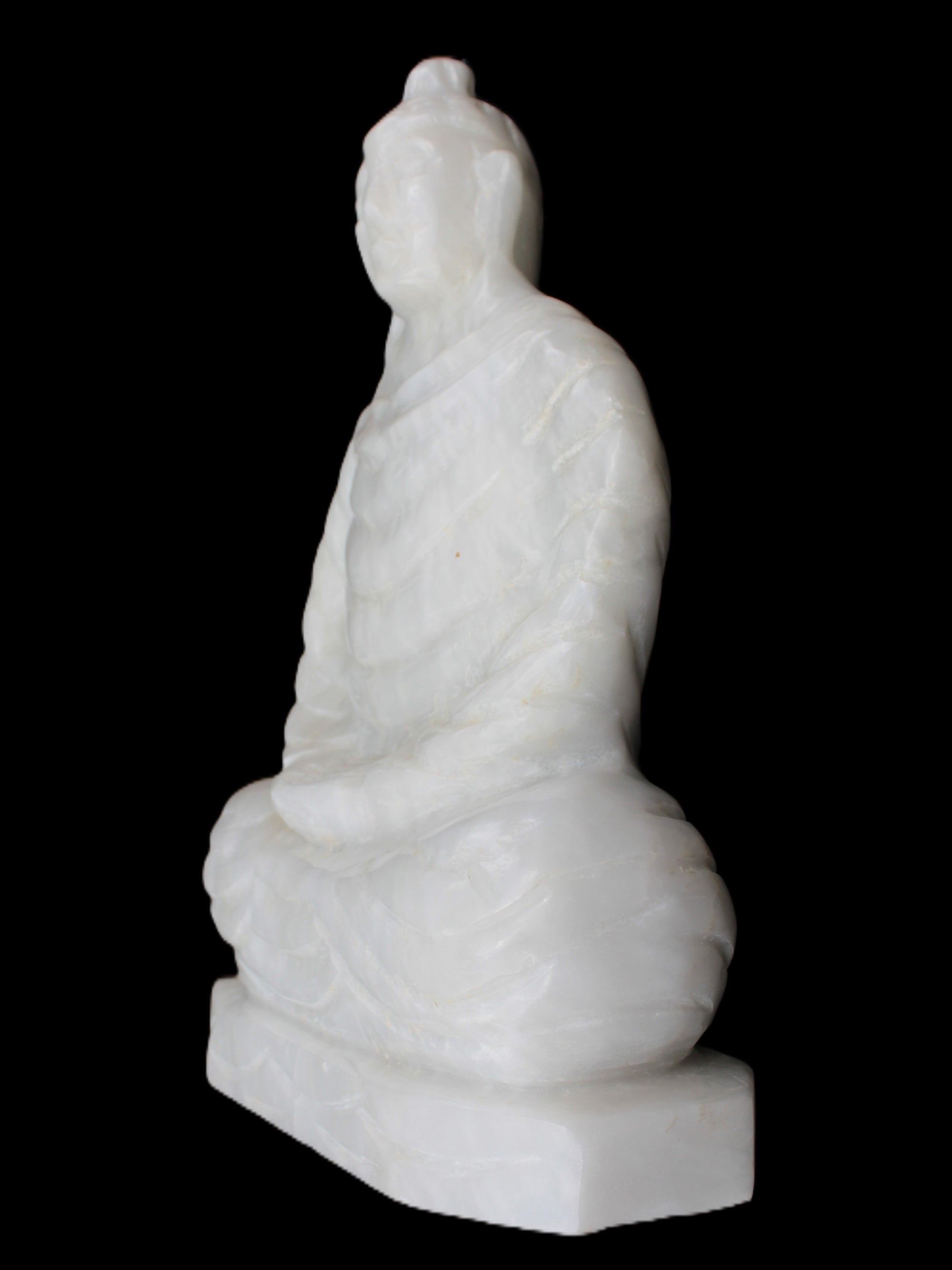 Fabulous White Jade Buddha 215*307mm 6400g Rocks and Things Store