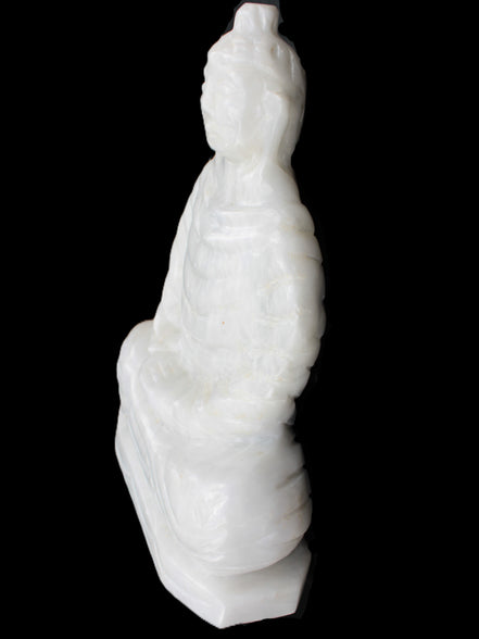 Fabulous White Jade Buddha 215*307mm 6400g Rocks and Things Store