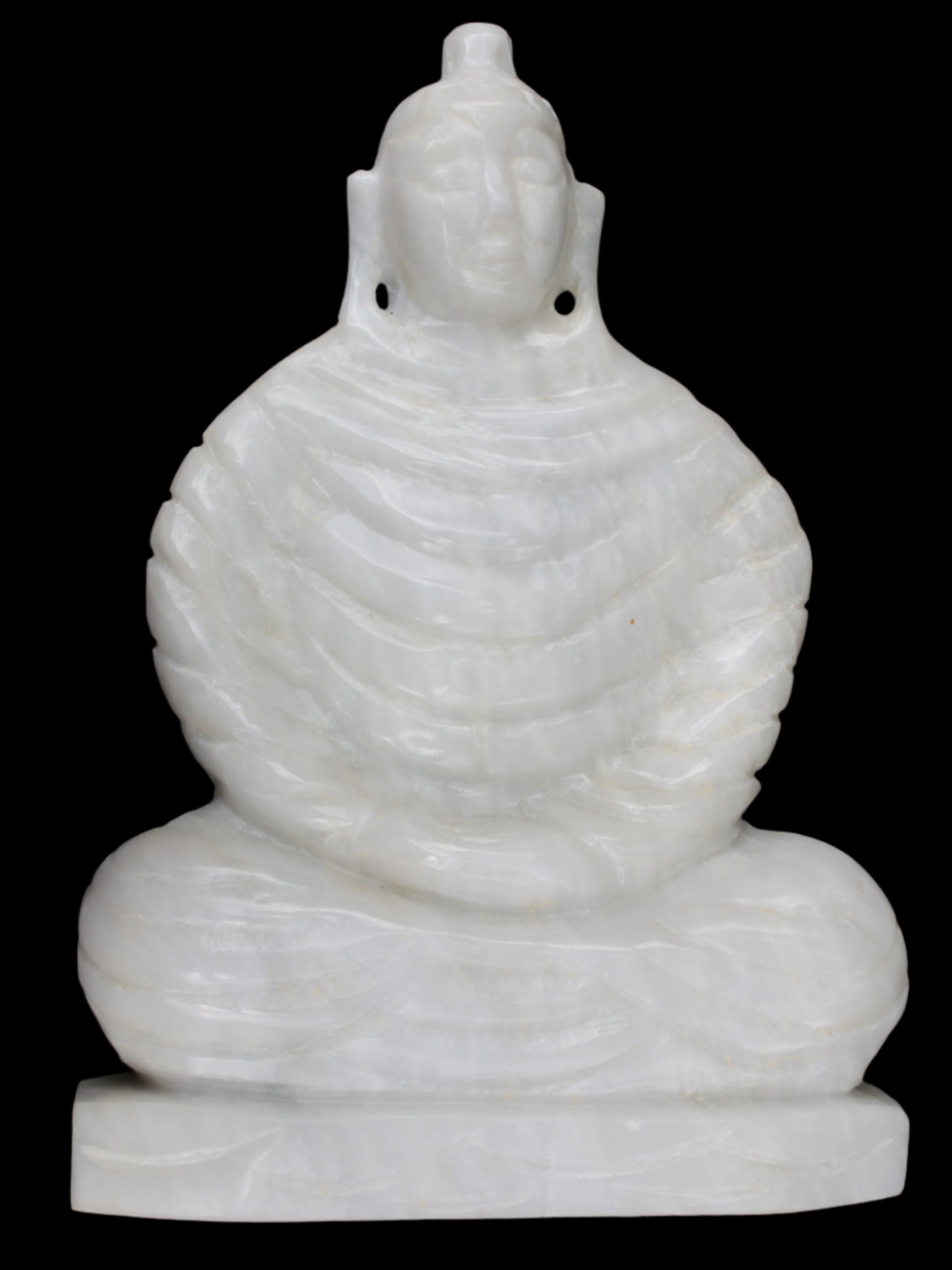 Fabulous White Jade Buddha 215*307mm 6400g - Rocks and Things Store