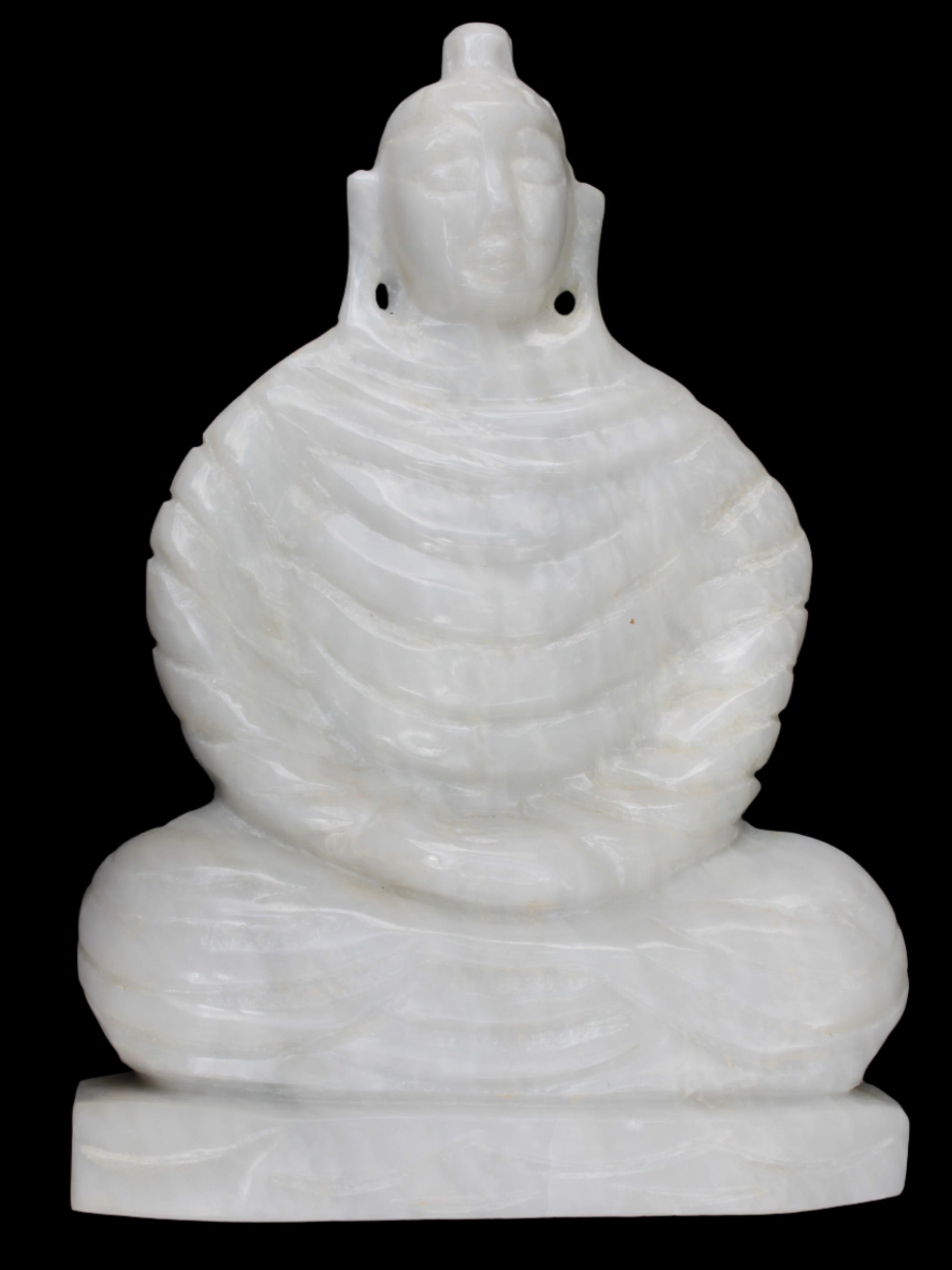 Fabulous White Jade Buddha 215*307mm 6400g - Rocks and Things Store