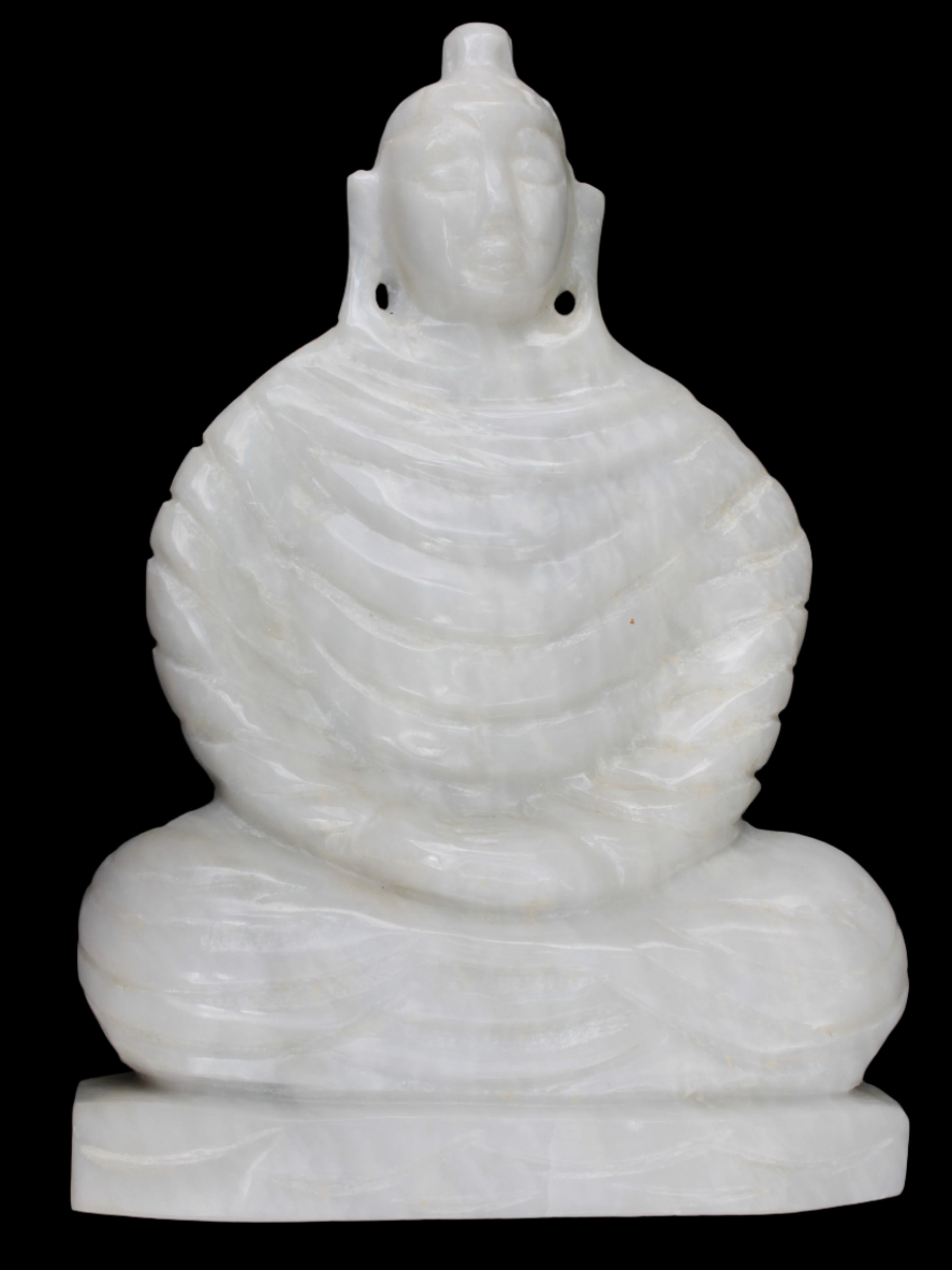 Fabulous White Jade Buddha 215*307mm 6400g - Rocks and Things Store