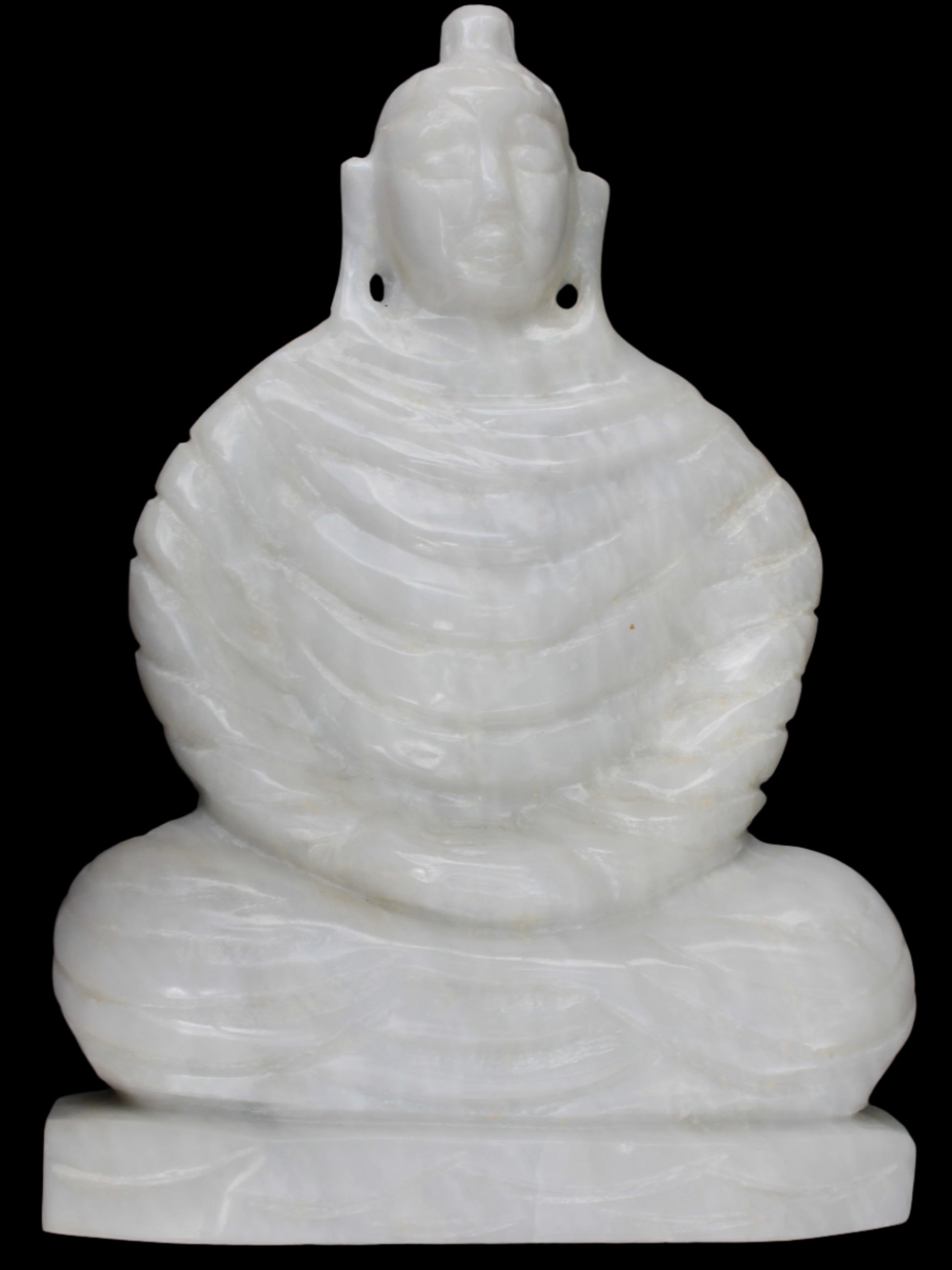 Fabulous White Jade Buddha 215*307mm 6400g - Rocks and Things Store