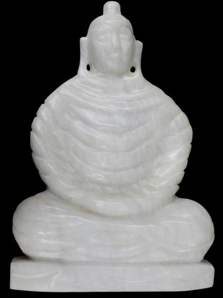 Fabulous White Jade Buddha 215*307mm 6400g - Rocks and Things Store