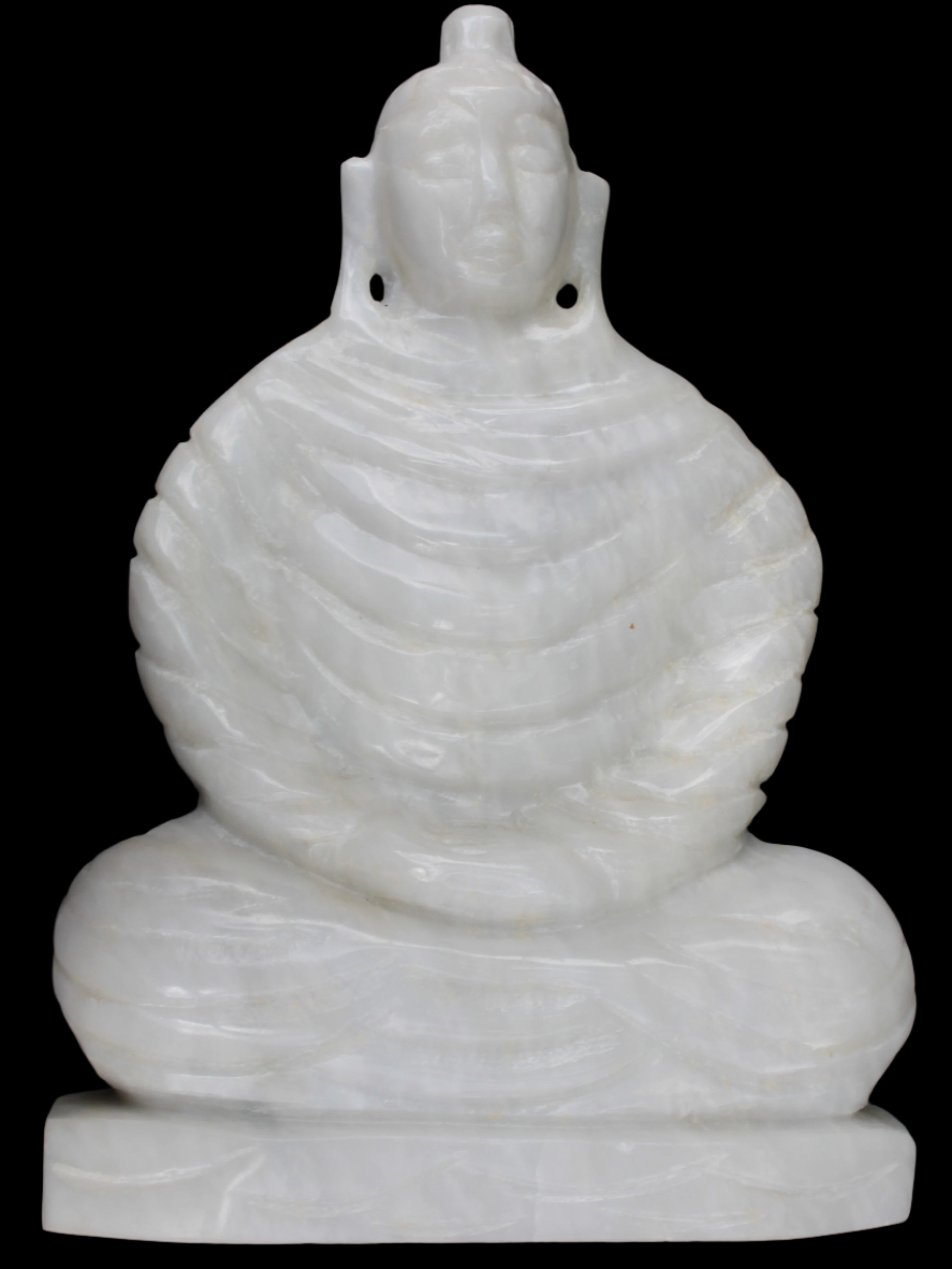 Fabulous White Jade Buddha 215*307mm 6400g - Rocks and Things Store