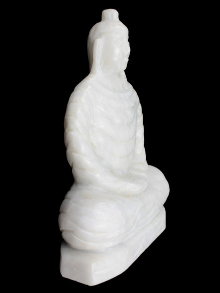 Fabulous White Jade Buddha 215*307mm 6400g - Rocks and Things Store