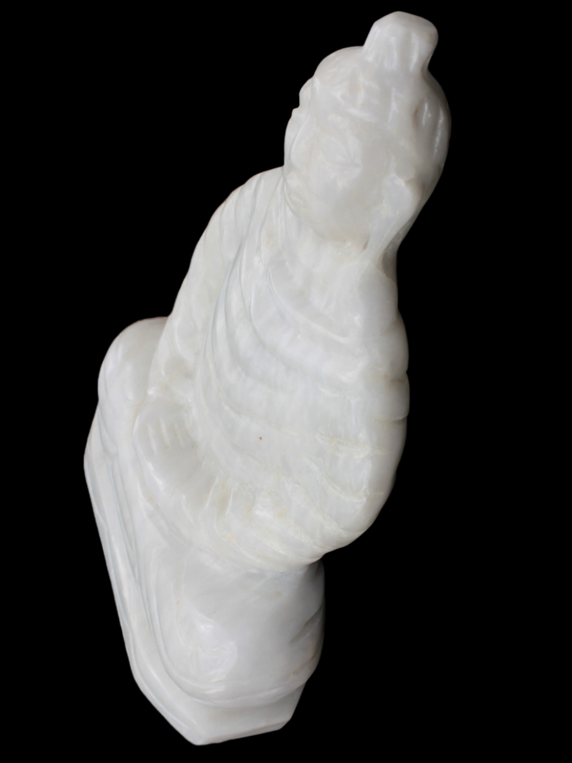 Fabulous White Jade Buddha 215*307mm 6400g - Rocks and Things Store