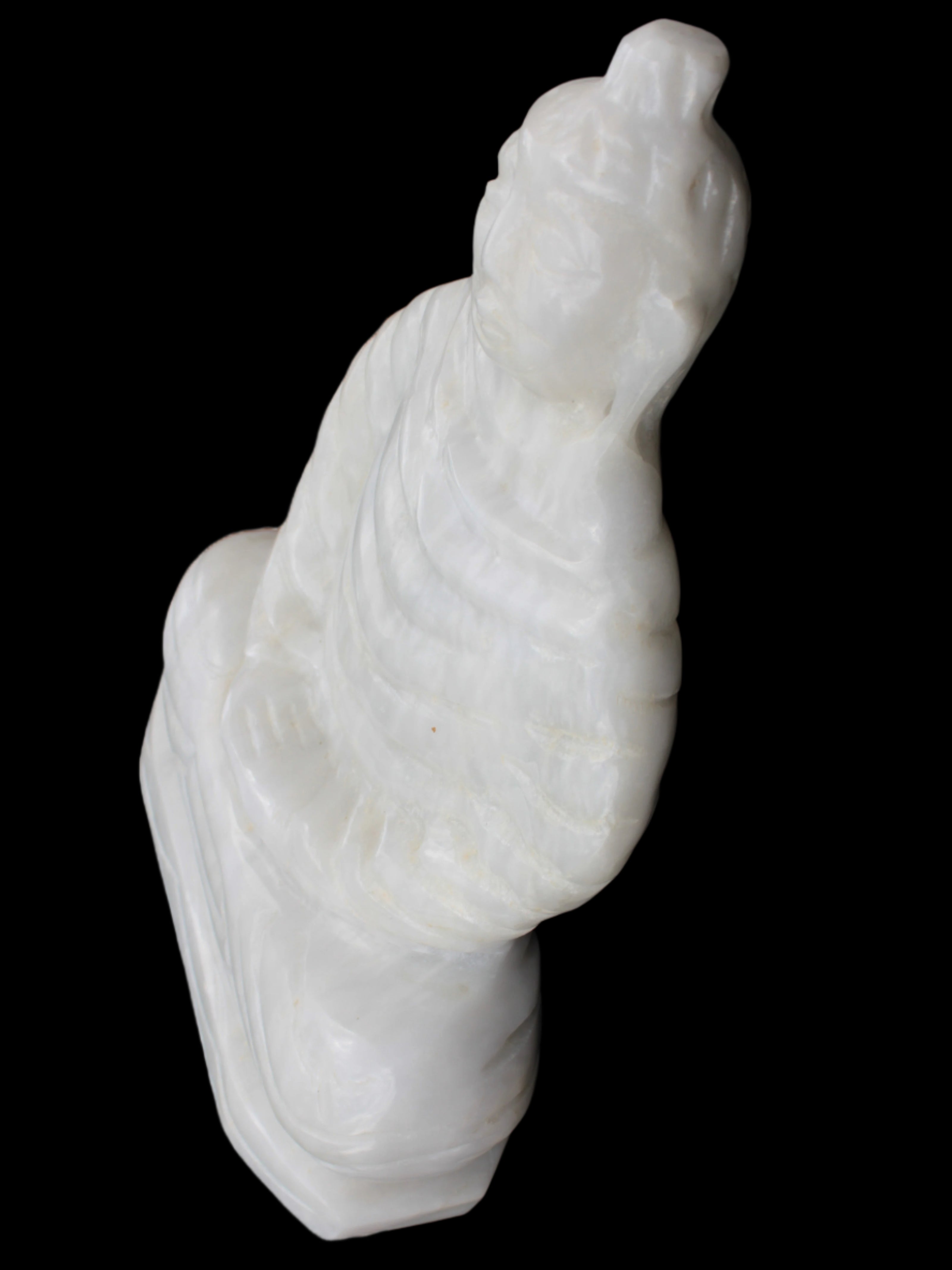 Fabulous White Jade Buddha 215*307mm 6400g - Rocks and Things Store