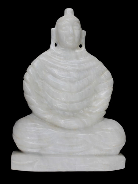 Fabulous White Jade Buddha 215*307mm 6400g - Rocks and Things Store