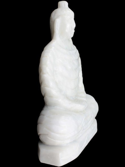 Fabulous White Jade Buddha 215*307mm 6400g - Rocks and Things Store