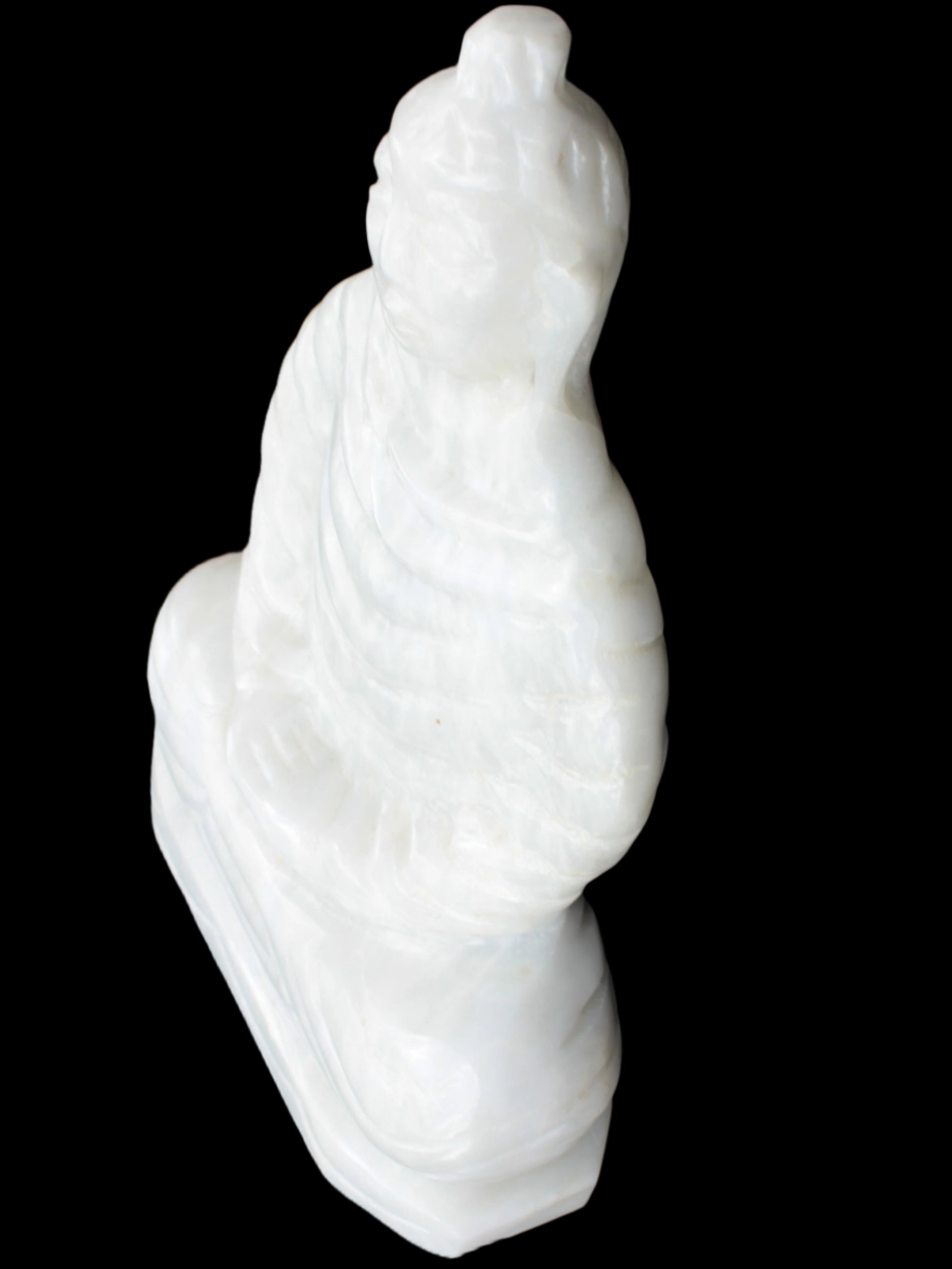 Fabulous White Jade Buddha 215*307mm 6400g - Rocks and Things Store