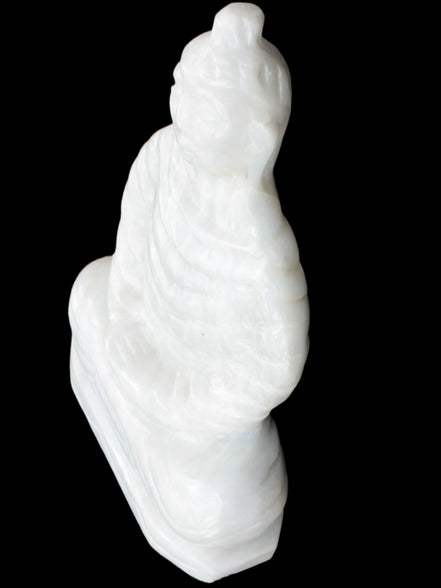 Fabulous White Jade Buddha 215*307mm 6400g - Rocks and Things Store