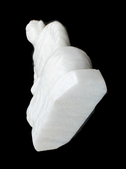 Fabulous White Jade Buddha 215*307mm 6400g Rocks and Things Store