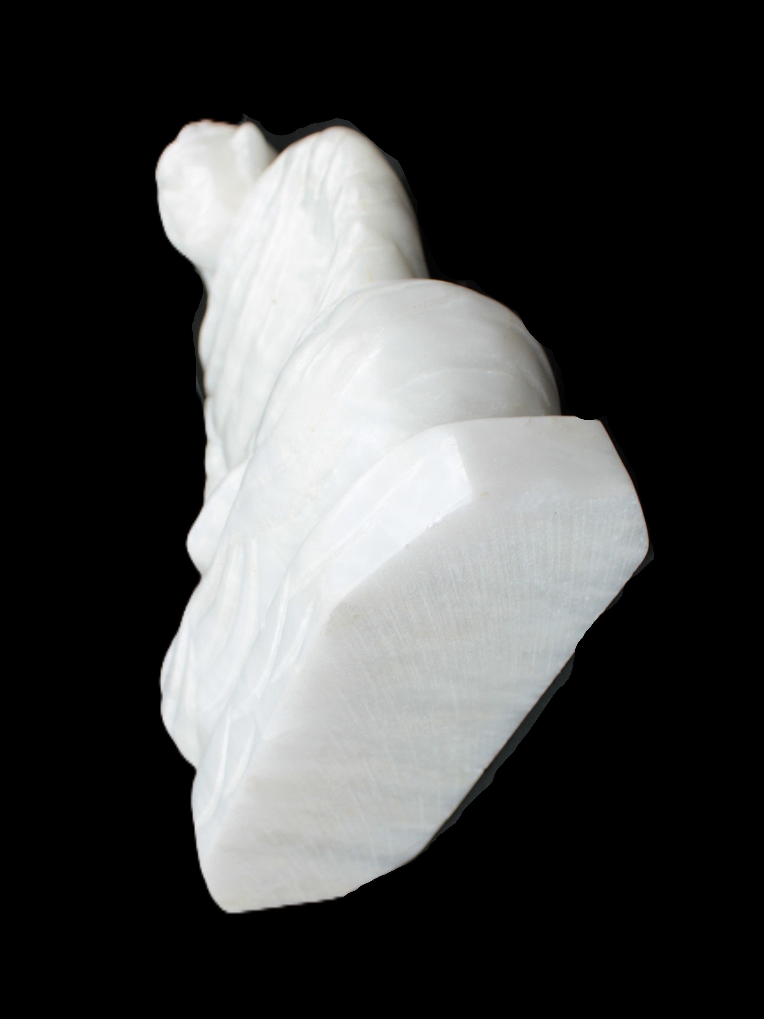 Fabulous White Jade Buddha 215*307mm 6400g Rocks and Things Store