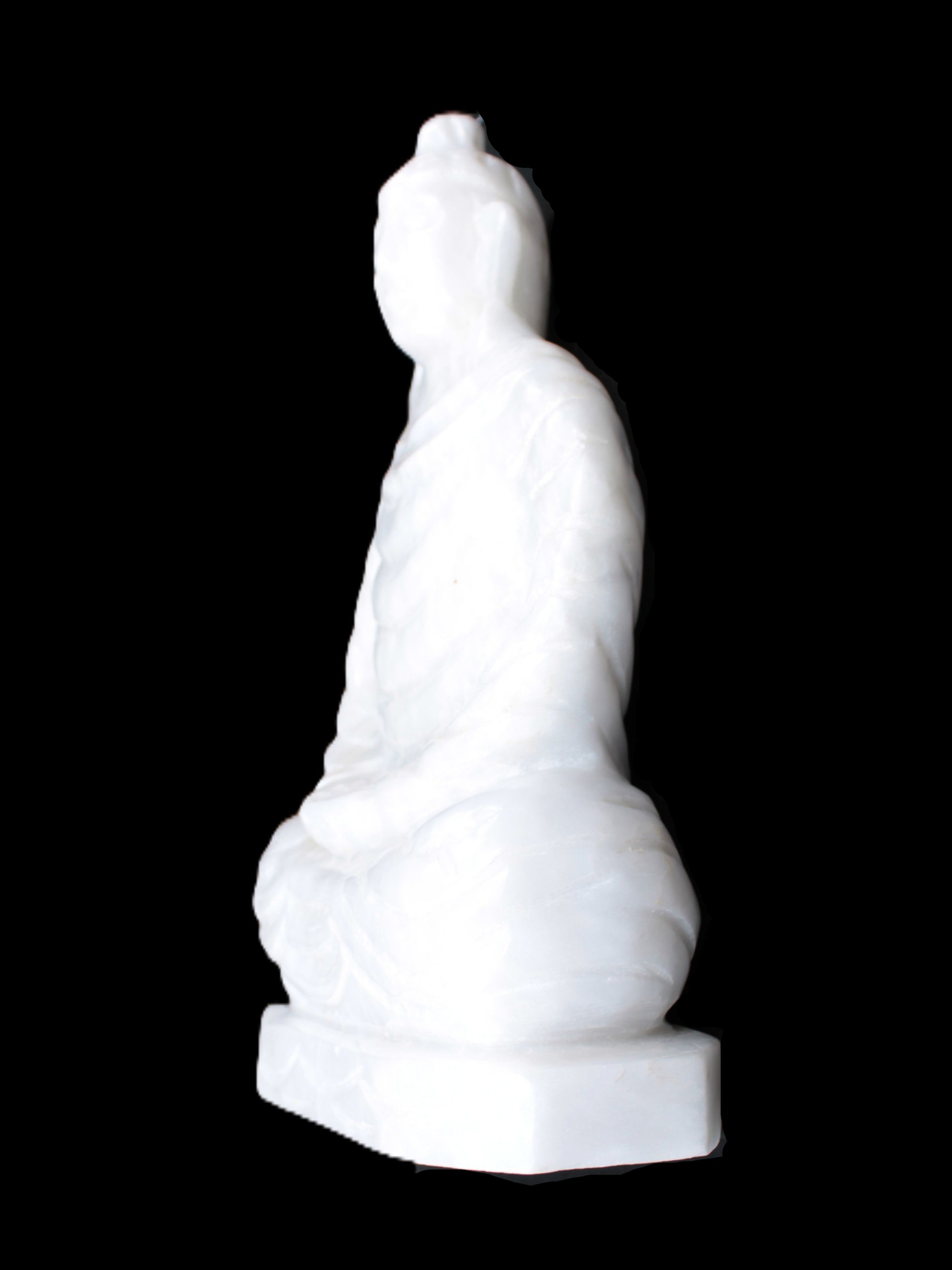 Fabulous White Jade Buddha 215*307mm 6400g Rocks and Things Store