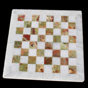 Afghan Jade Onyx Chess Set in case 4900g Rocks and Things