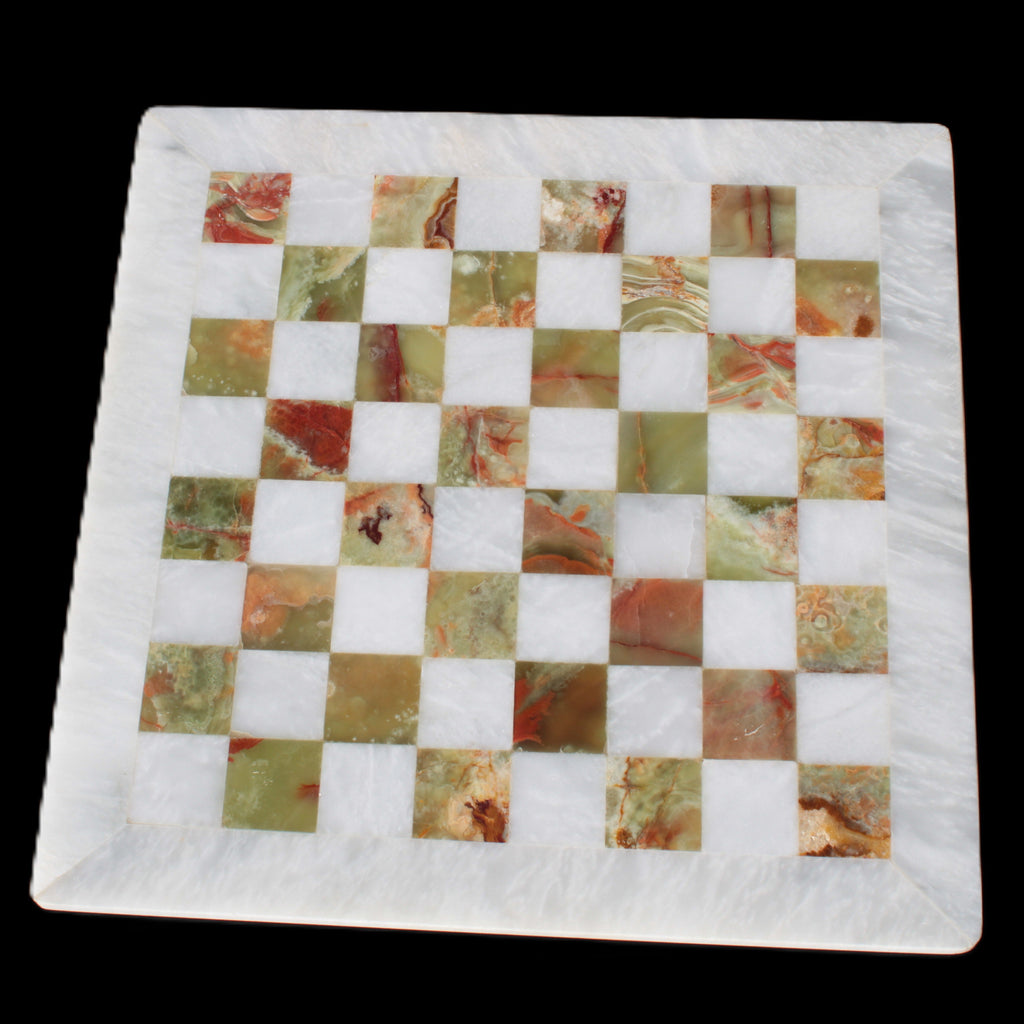 Afghan Jade Onyx Chess Set in case 4900g Rocks and Things