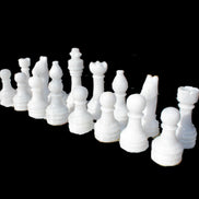 Afghan Jade Onyx Chess Set in case 4900g Rocks and Things