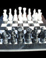 Marble Chess Set in case in sunlight - Rocks and Things Store
