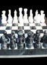 Marble Chess Set in case in sunlight - Rocks and Things Store