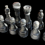 Marble Chess Set in case in sunlight - Rocks and Things Store