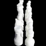 Marble Chess Set in case in sunlight - Rocks and Things Store