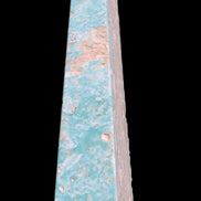 Caribbean Calcite obelisk 348*55*75mm 2574g in bright sunlight - Rocks and Things Store