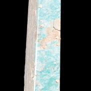 Caribbean Calcite obelisk 348*55*75mm 2574g in bright sunlight - Rocks and Things Store