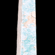 Caribbean Calcite obelisk 348*55*75mm 2574g in bright sunlight - Rocks and Things Store