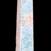 Caribbean Calcite obelisk 348*55*75mm 2574g in bright sunlight - Rocks and Things Store